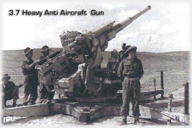 3.7 anti aircraft gun