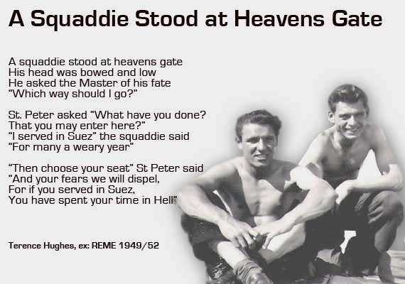 squaddie stood at heavens door